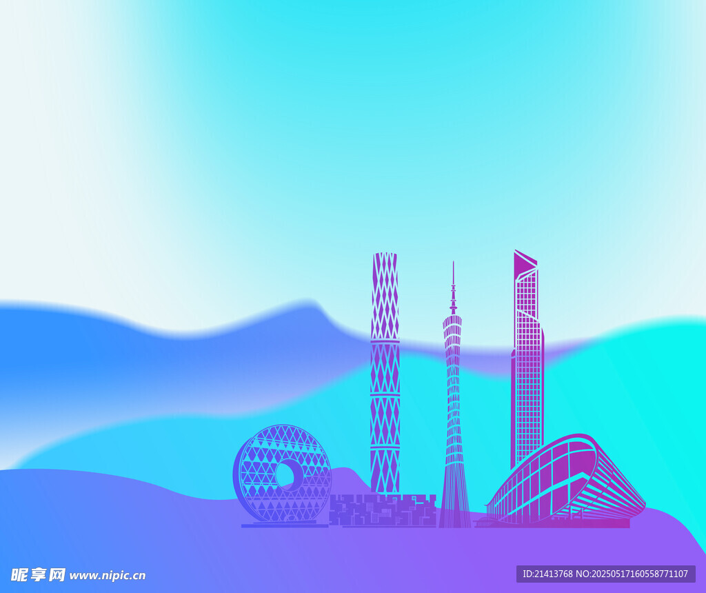藍色科技背景