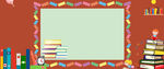 補習班紅色文藝海報banner