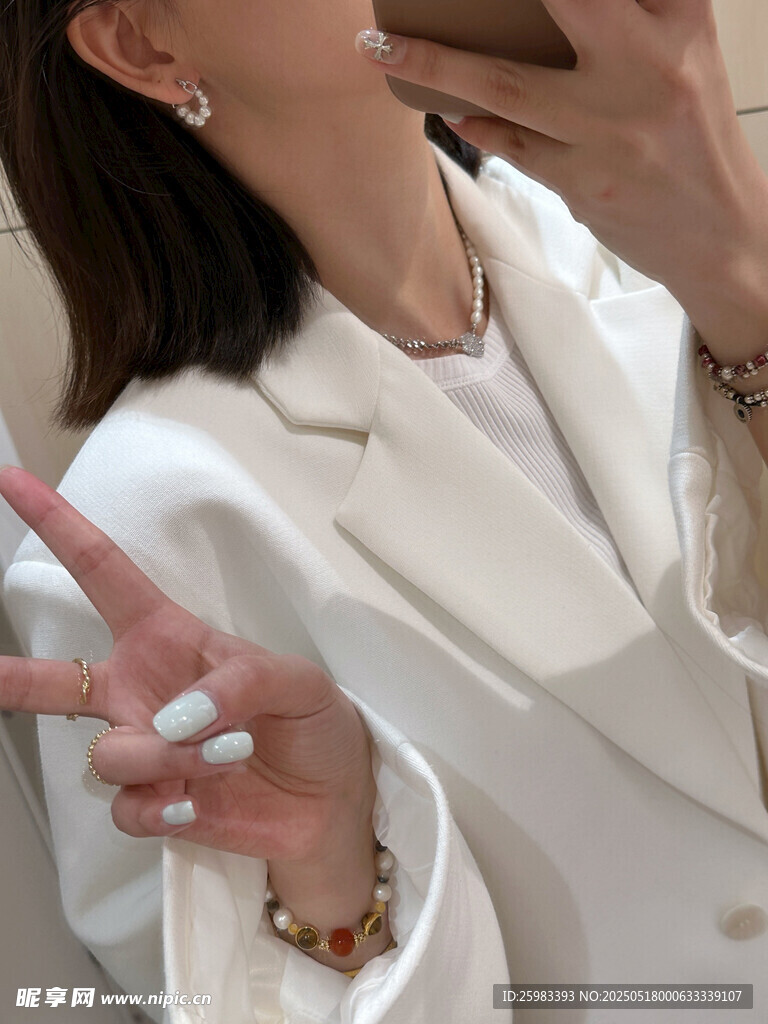休閑的女孩