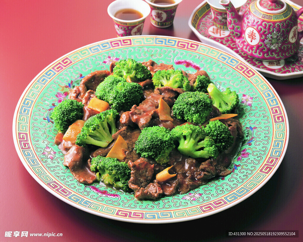 中式美味牛肉西蘭花