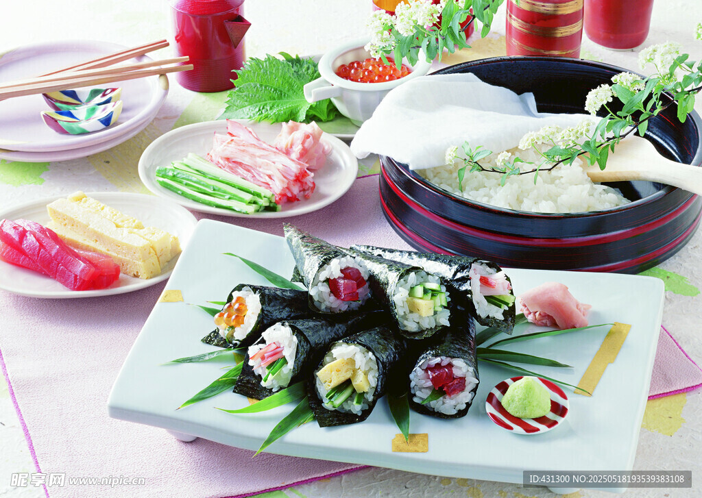 多樣美味壽司及日式料理