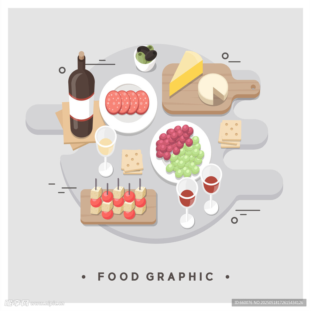 美食插畫  