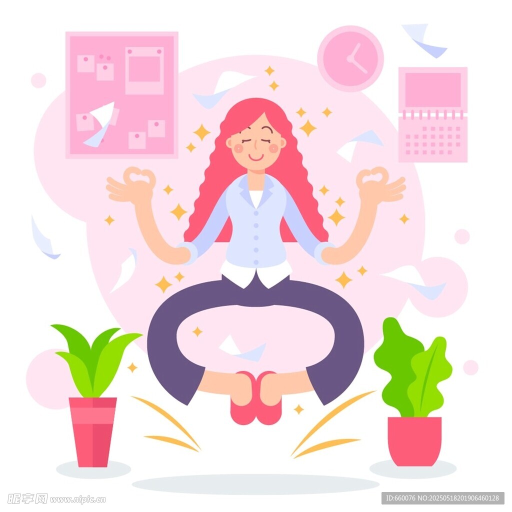 上班族插畫  