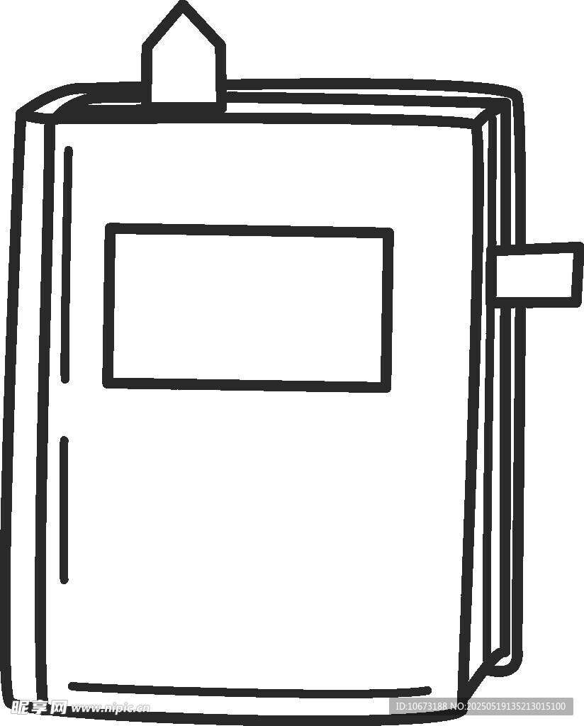簡約風(fēng)格筆記本插畫