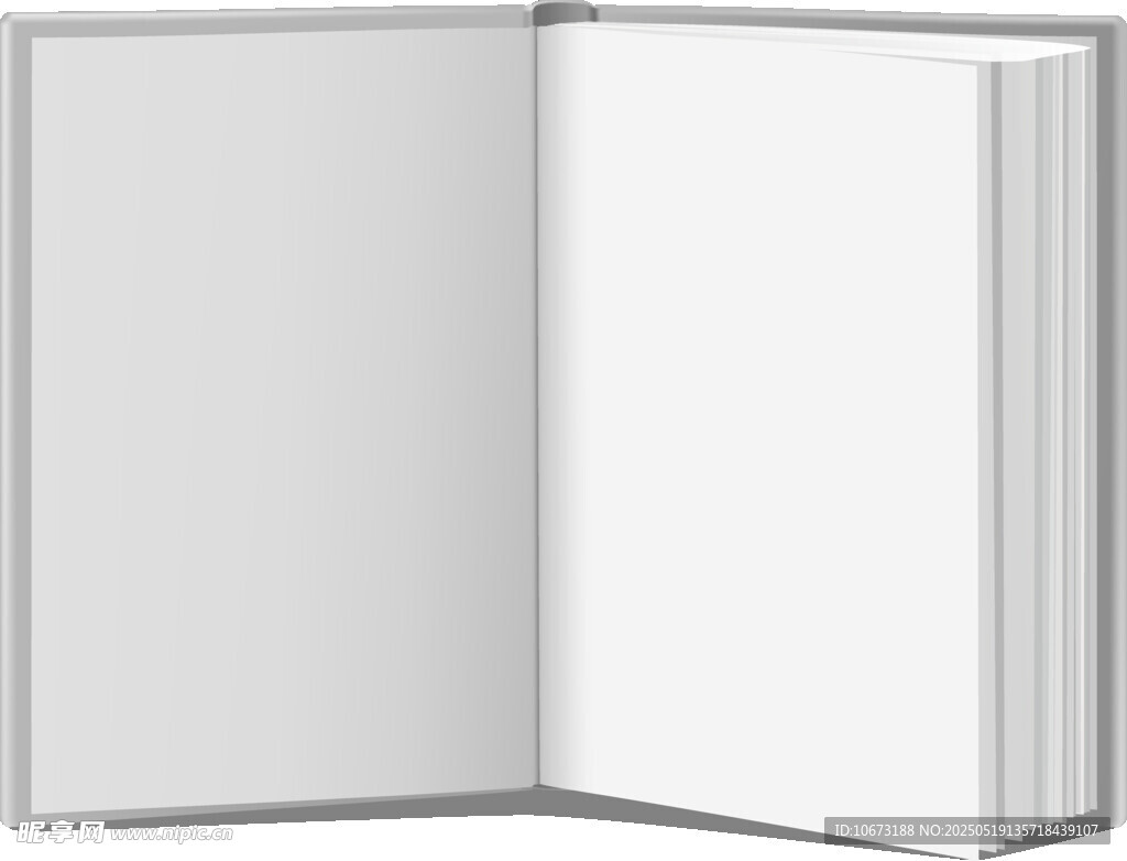 空白翻開(kāi)的書(shū)籍