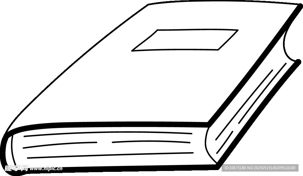 翻開的書本