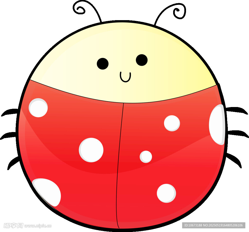 可愛(ài)卡通瓢蟲(chóng)形象