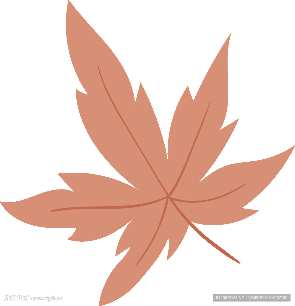 橙紅色楓葉圖案