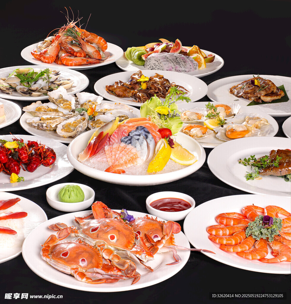 豐盛海鮮 美食拼盤