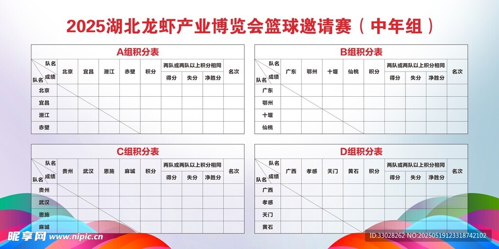 籃球賽積分表