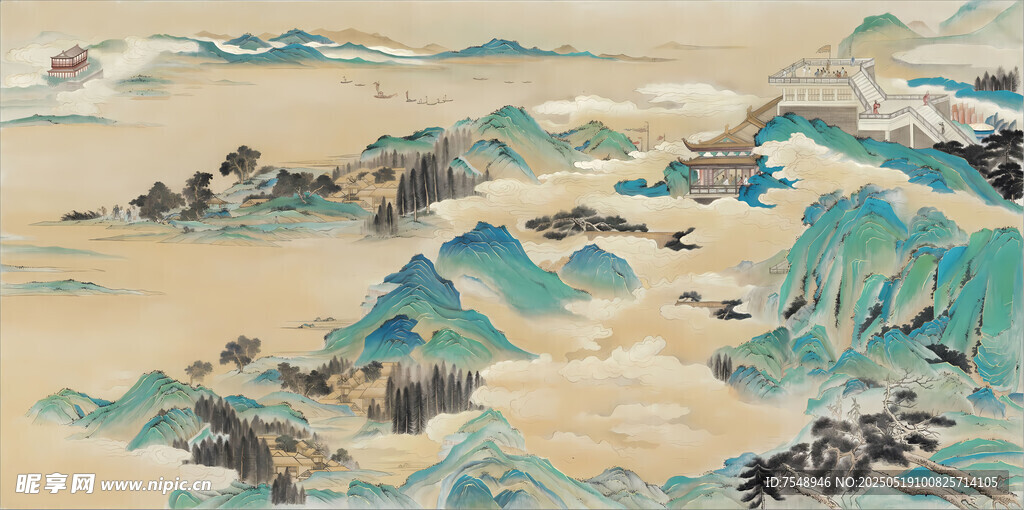 新中式山水畫