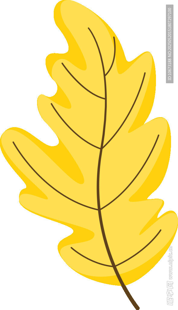 黃色楓葉插畫
