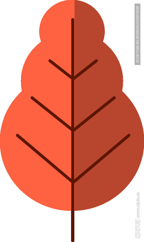 橙色葉片圖標(biāo)