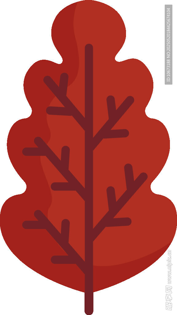 紅色楓葉插畫