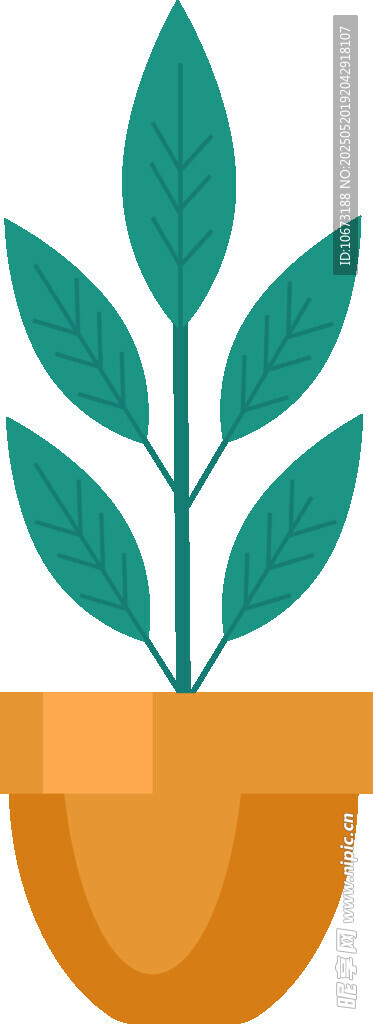 盆栽綠植圖標