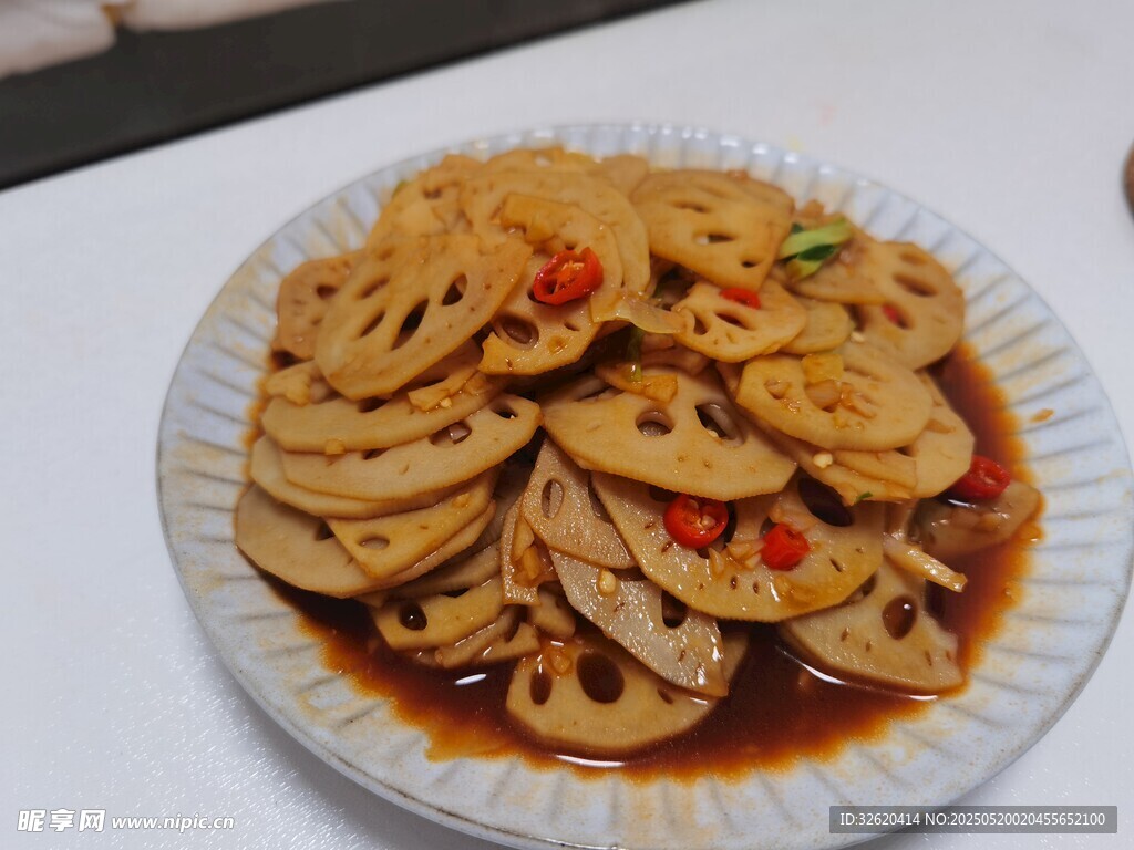 香辣涼拌藕片