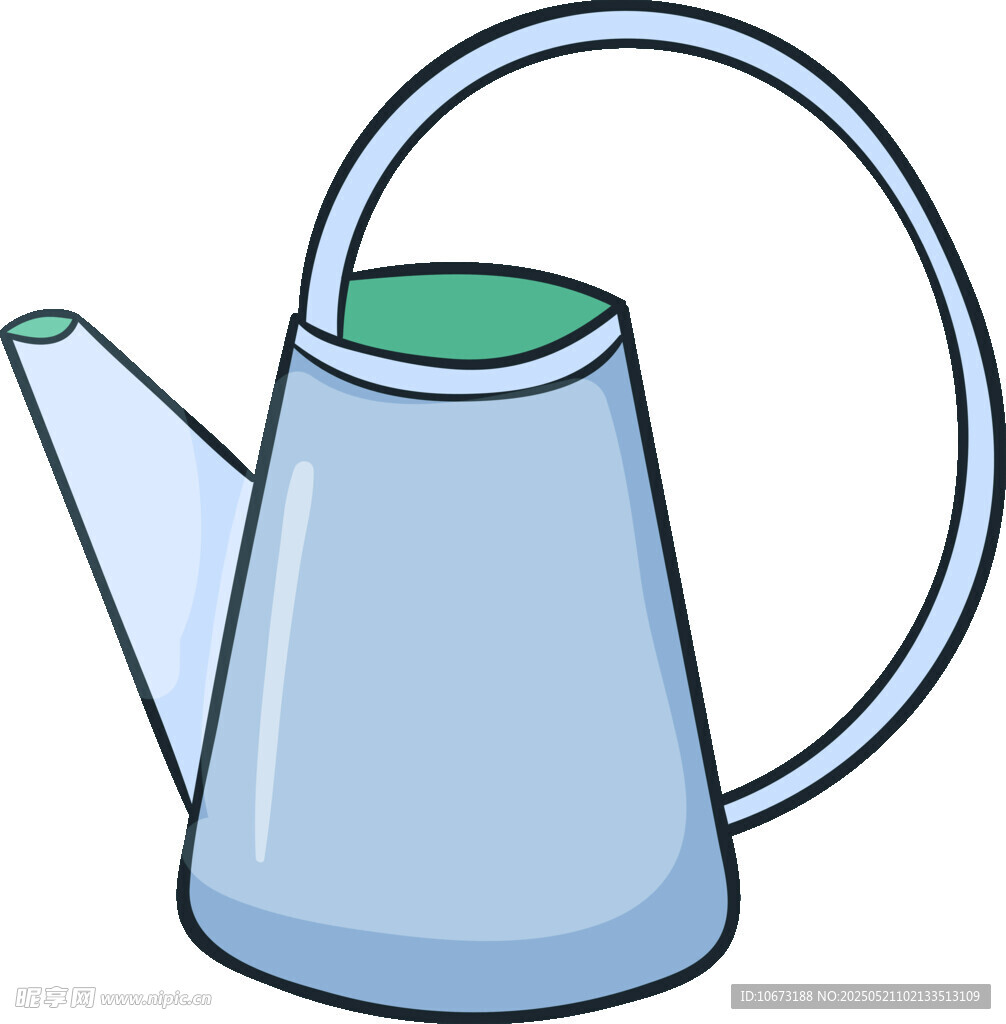 藍色卡通噴壺