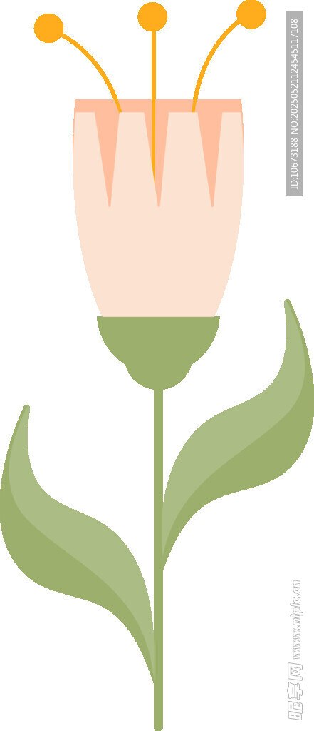 簡(jiǎn)約花朵插畫