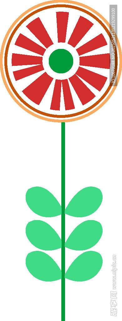 簡(jiǎn)約花朵圖案設(shè)計(jì)元素