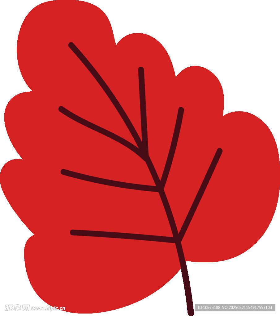 紅色楓葉圖標