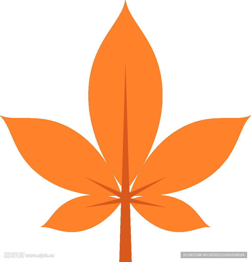 橙色楓葉圖標(biāo)