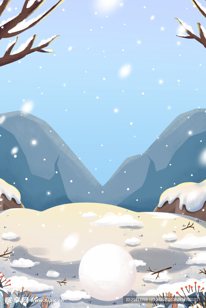 冬日雪景