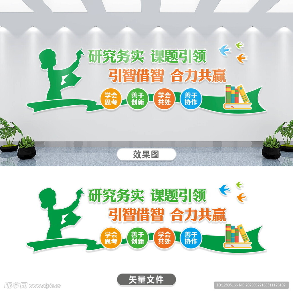 企業(yè)團隊文化墻裝飾圖案