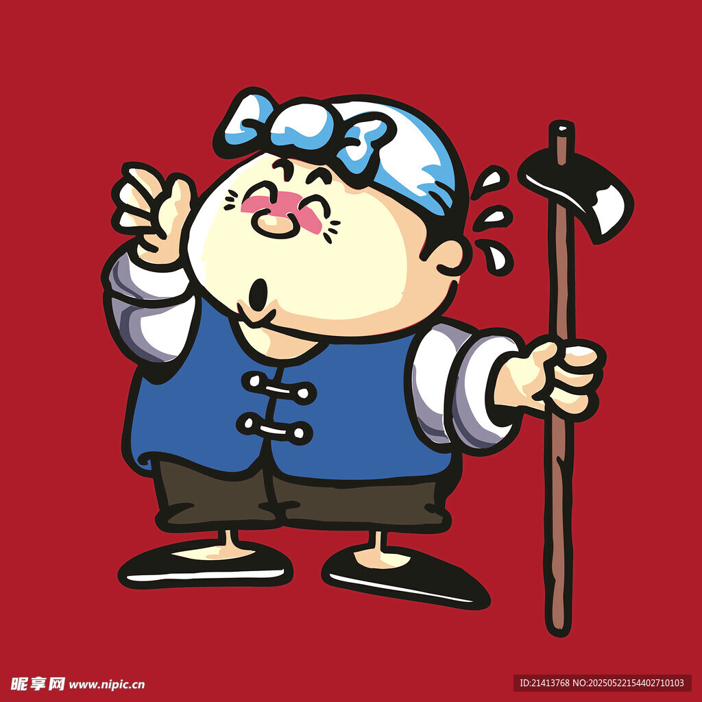 卡通形象老農(nóng)民