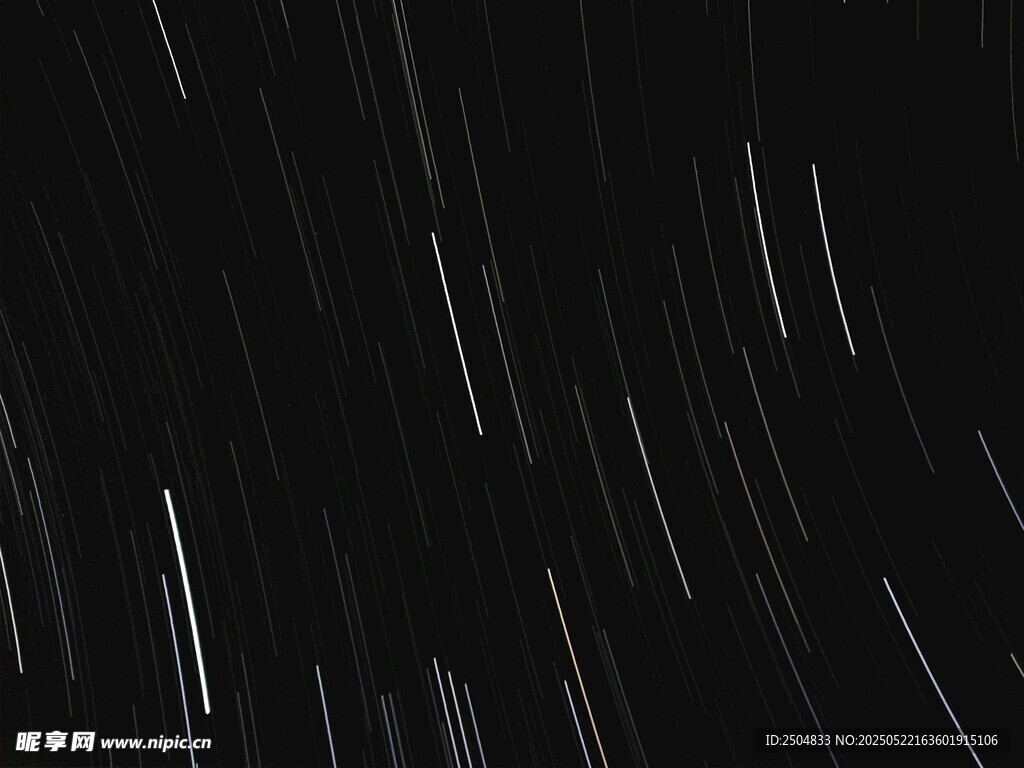 星軌夜空 夢幻線條閃爍