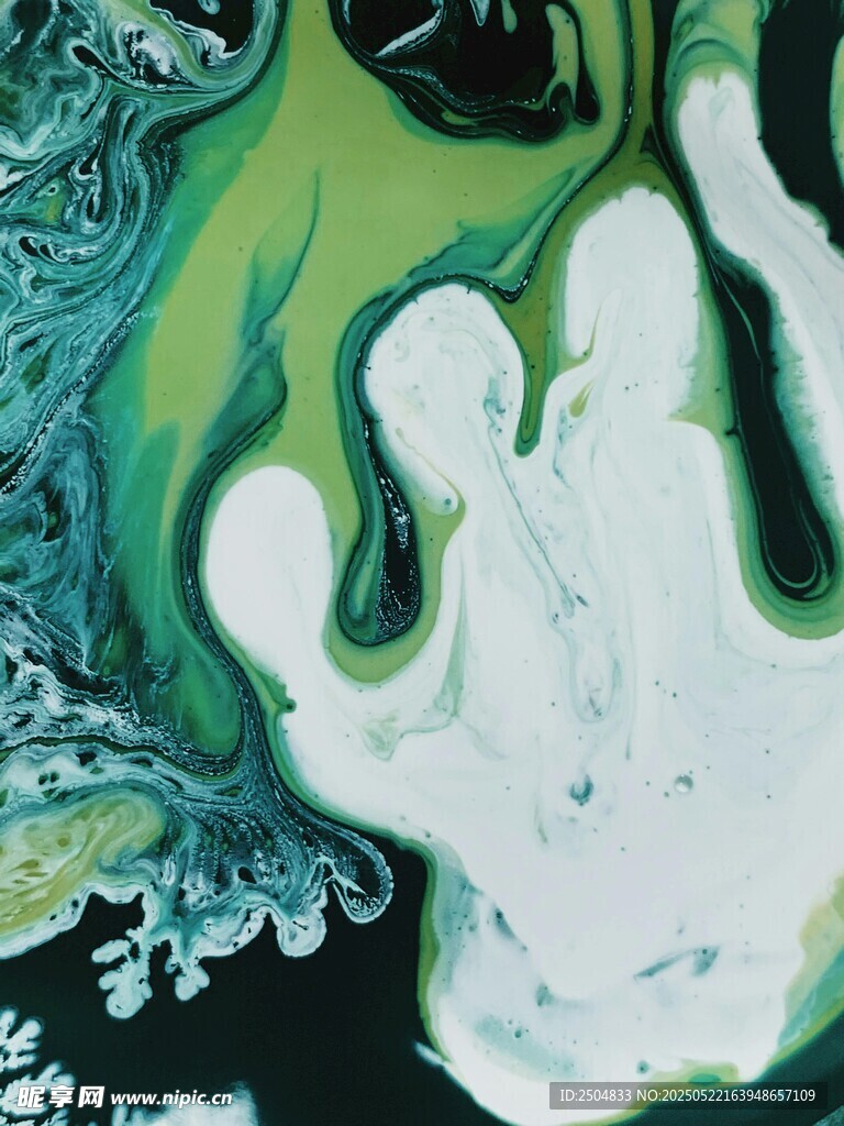 抽象手形藝術(shù)流體畫效果