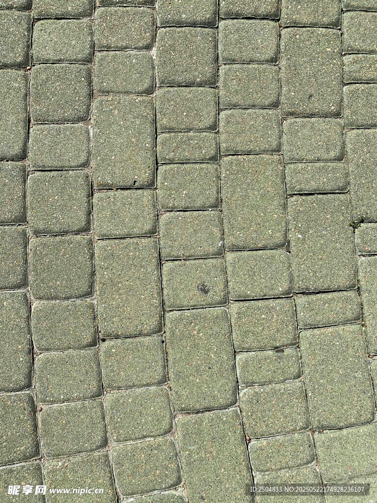 灰色石磚路面紋理特寫
