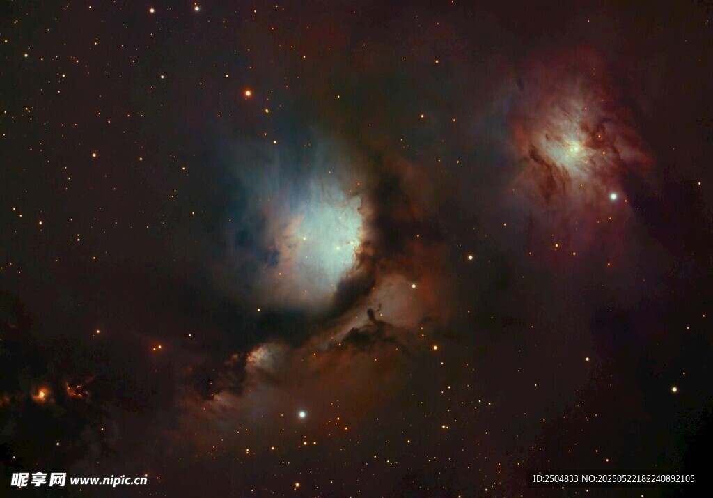 神秘壯麗的宇宙星云景觀