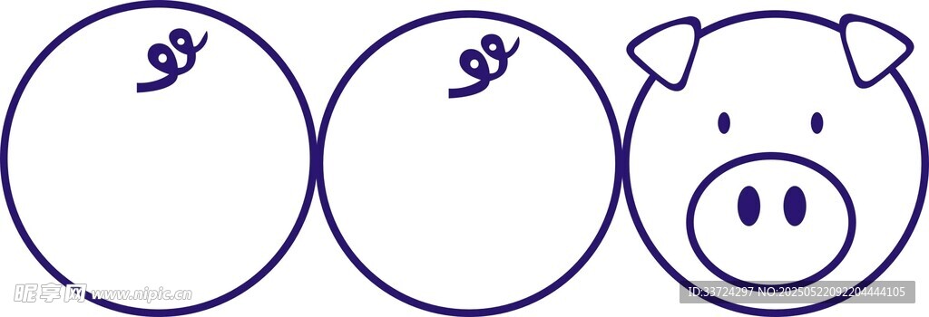 矢量小豬