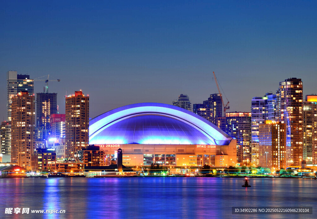多倫多城市夜景璀璨風光