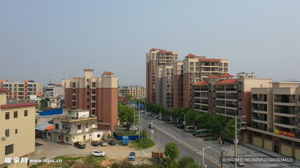 英德浛洸城郊住宅區景象