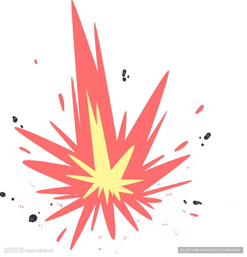 爆炸特效圖案