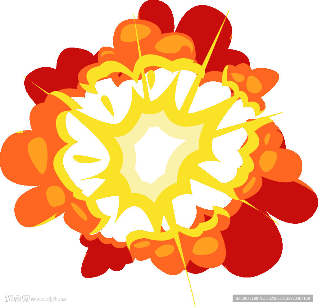 爆炸特效圖案
