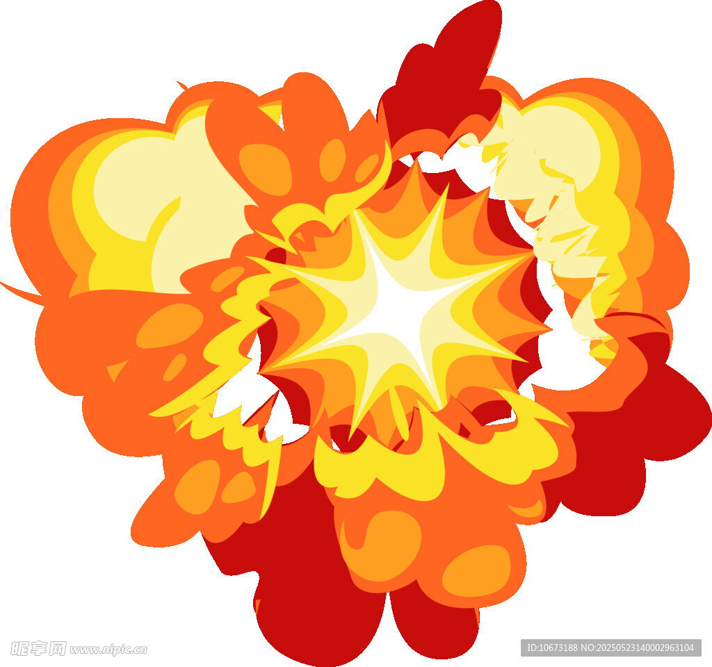 爆炸特效圖案