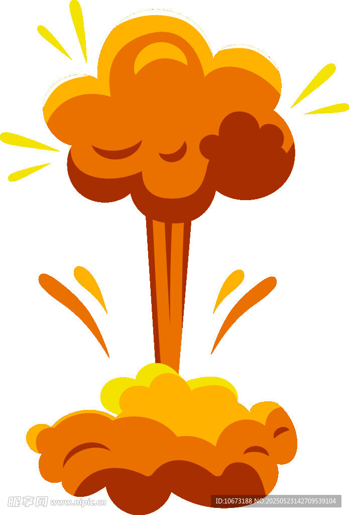 卡通風(fēng)格爆炸特效畫面