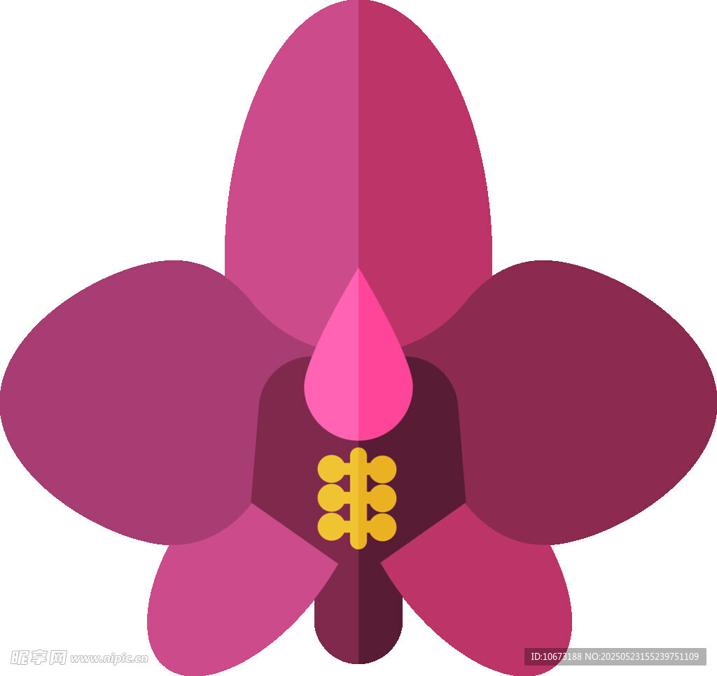 粉色蘭花圖標