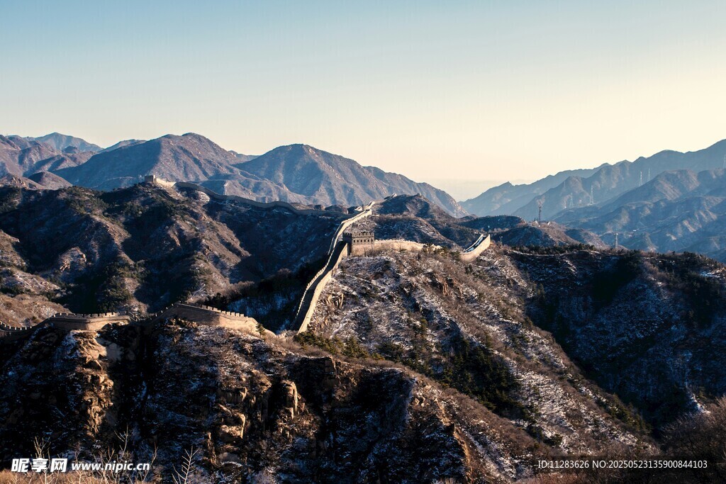 壯麗山巒長城景觀