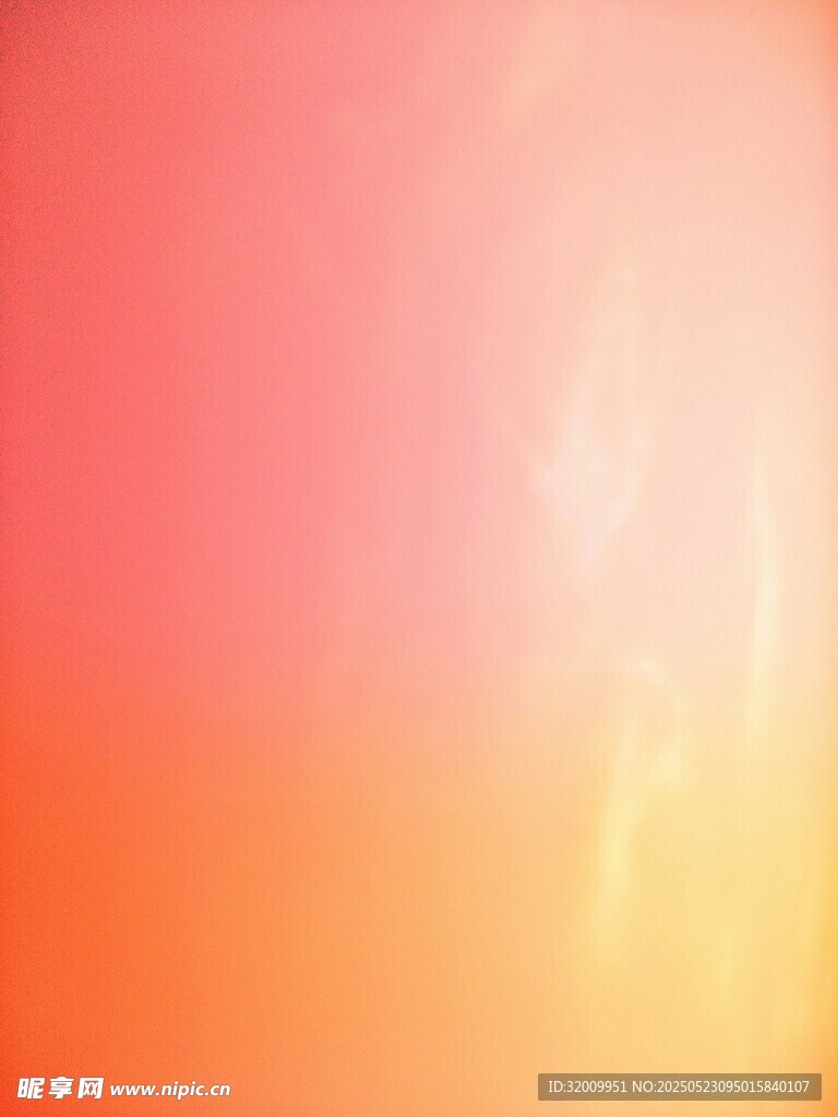 漸變暖色調天空