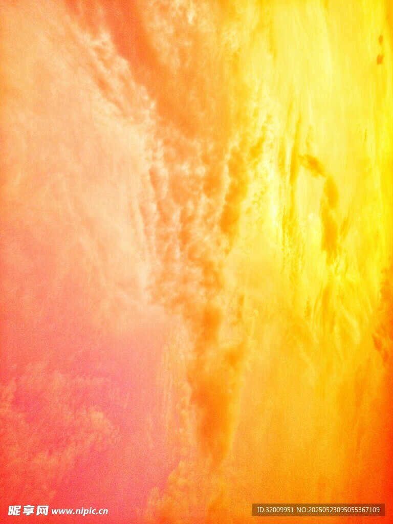 夢幻漸變色彩天空