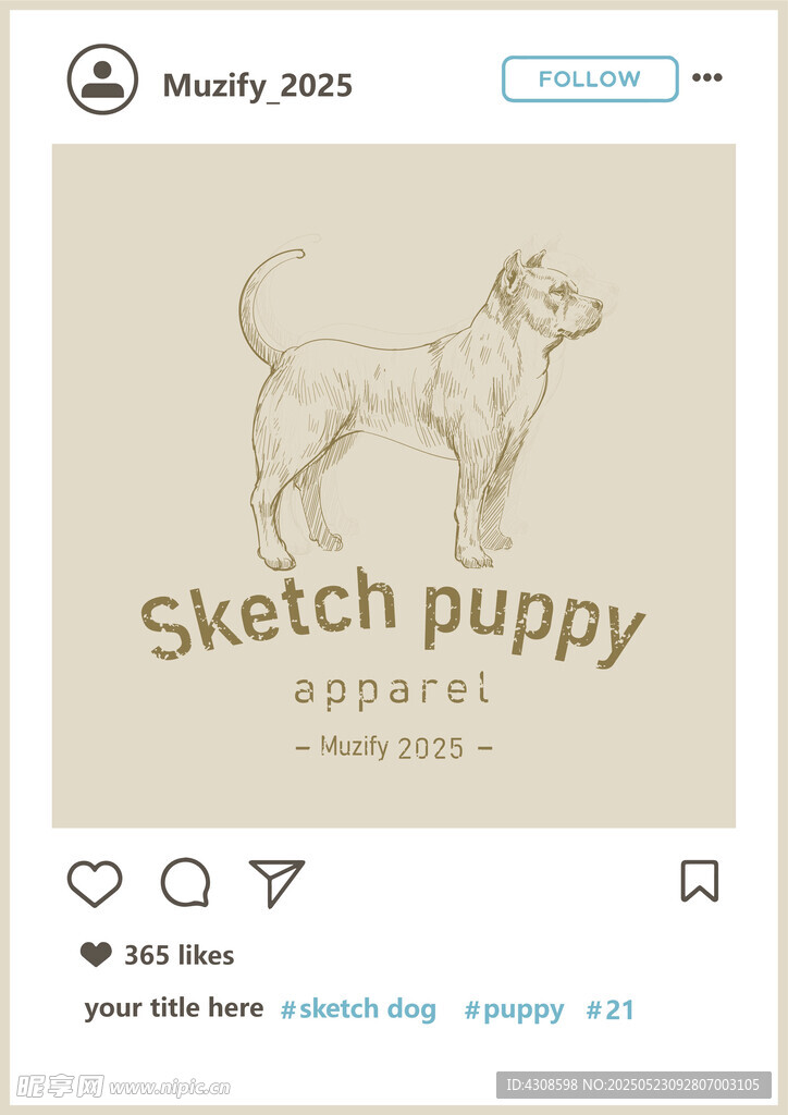 羅得西亞脊背犬 手繪稿