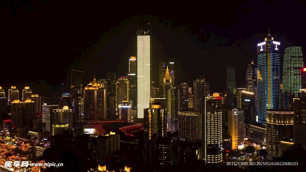 都市璀璨夜景