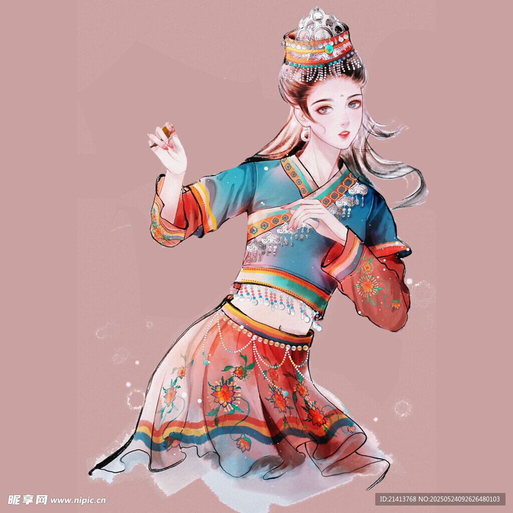 敦煌舞者形象展示