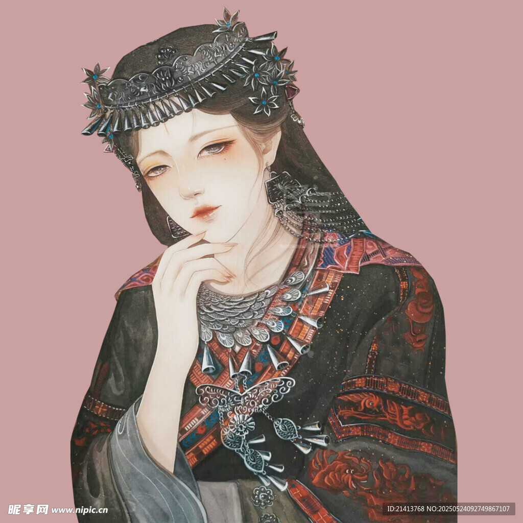 古風女子典雅服飾造型