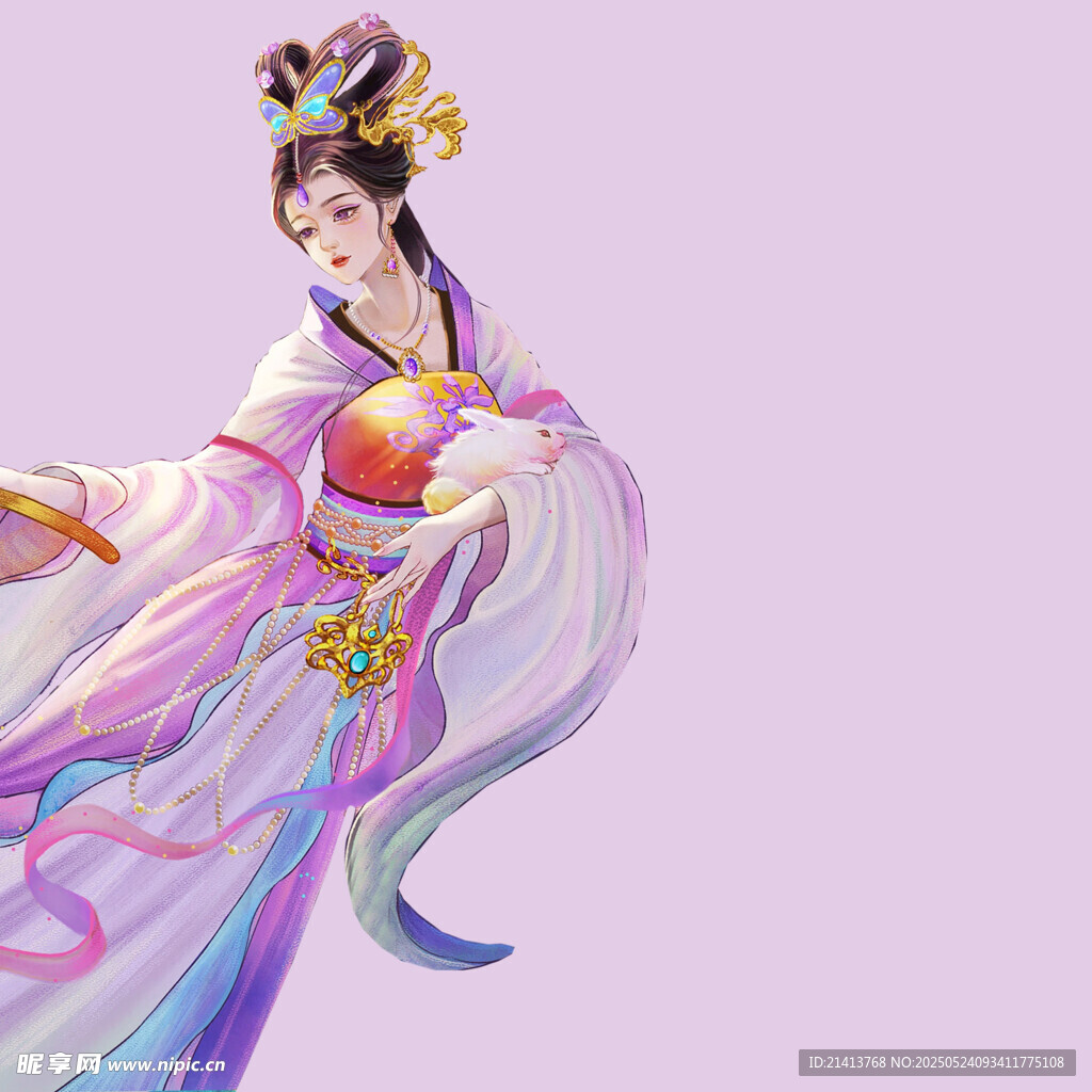 古典飄逸的古裝女子形象