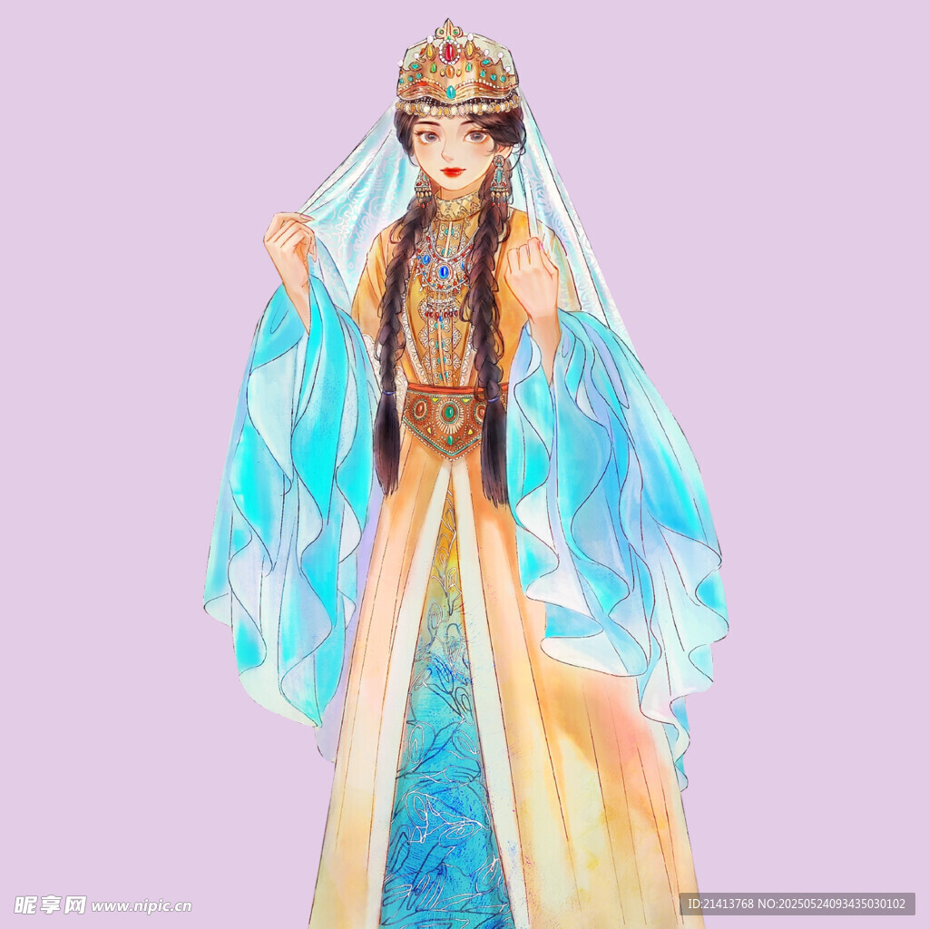 維吾爾族少女