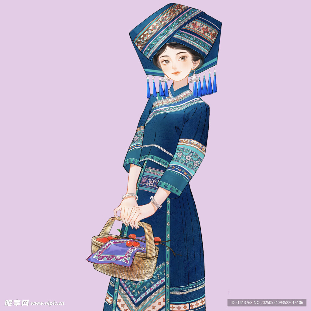 壯族女子傳統服飾